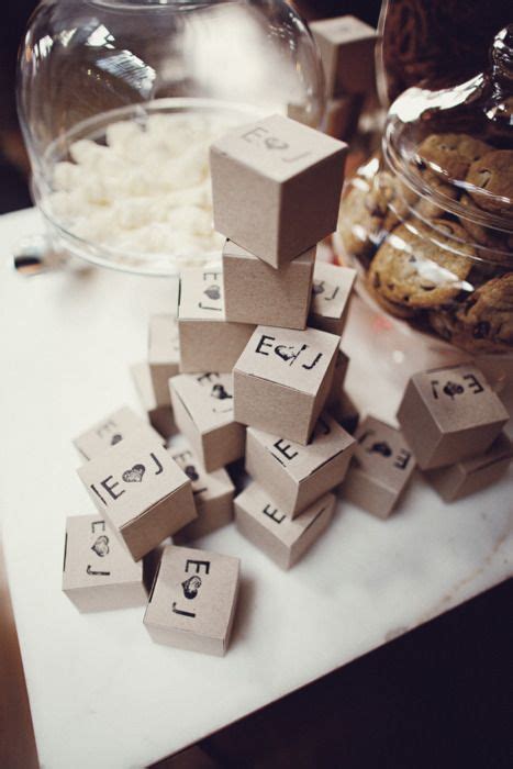 Wooden Block Table Decor For Weddings