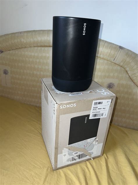 Sonos Move Portable Wireless Smart Speaker Black Ebay