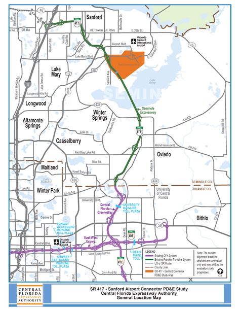 Sanford Orlando Airport Area Map Driving Directions To Best Western