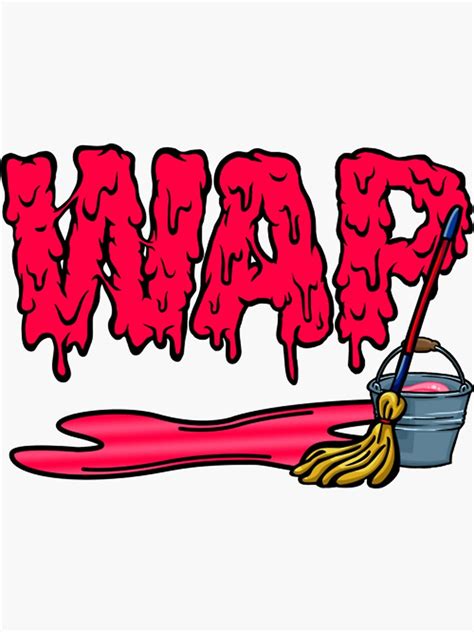 WAP Wet Ass Pussy Sticker For Sale By Rapterranger86 Redbubble