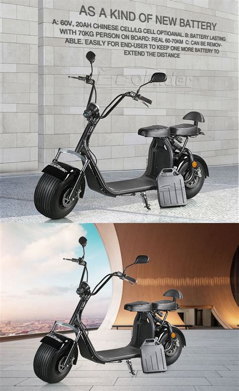 Ecorider Eec Citycoco Two Wheel Electric Scooter