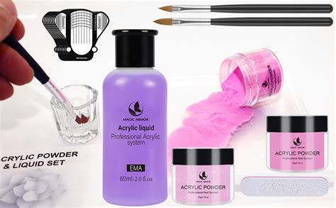 MAGIC ARMOR Acrylic Nail Kit Professional Acrylic Liquid Monomer And