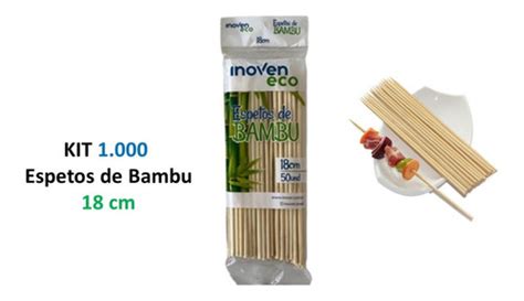 Espetos Palitos Bambu Churrasco Petisco Aperitivo Cm Mercadolivre