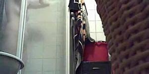 Bathroom Spy Cam Records A Blonde Pissing And Then Showering Tnaflix