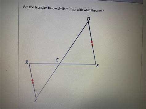 Answered Are The Triangles Below Similar If So Bartleby