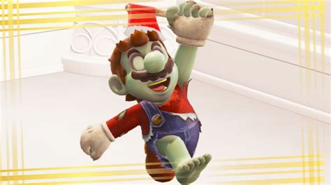 Super Mario Odyssey Zombie Outfit Unused Costume Youtube