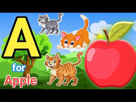 Abcd Abcde A For Apple B For Ball C For Cat Alphabet Phonics Song