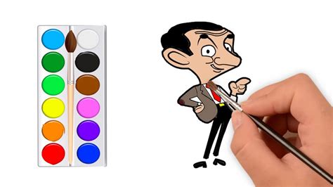 Instructions For Drawing Mr Bean Youtube