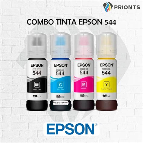 Recarga Tinta Epson T Original Amarillo Imp L