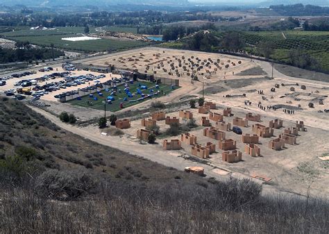 Paintball Airsoft Field Layout Ambush Paintball Airosft Park