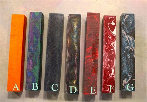 Acrylic Resin Pen Blanks Etsy