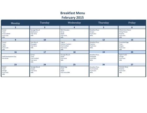 Lunch Menu - Wynne Public Schools