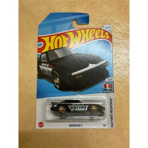 Hot Wheels Mazda Rx Police Shopee Malaysia