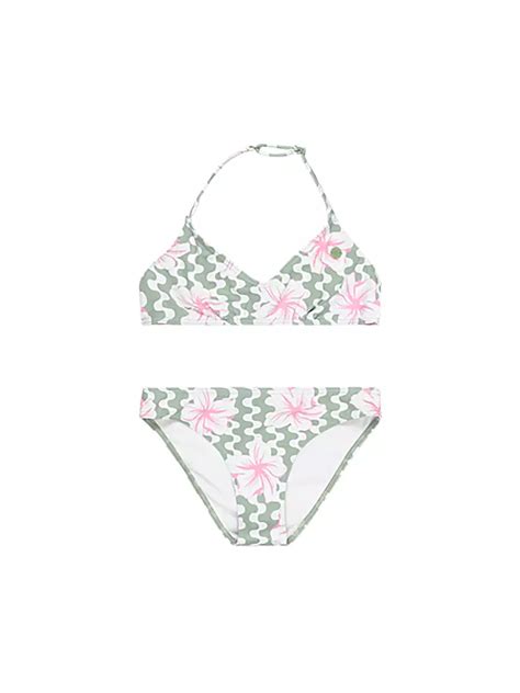 Roxy M Dchen Bikini Party Waves Basic Tri Bra Set Bunt