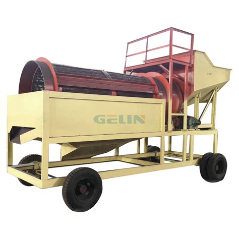 Placer Gold Washing Machinery Mobile Gold Mining Equipment Mineral