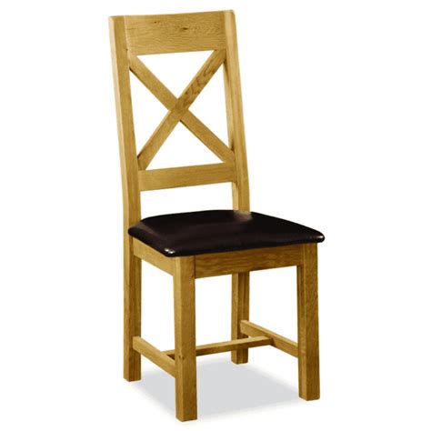 Sonia Cross Back Wood Dining Chair Corcorans