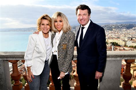 Photo Laura Tenoudji Estrosi Brigitte Macron Et Christian Estrosi