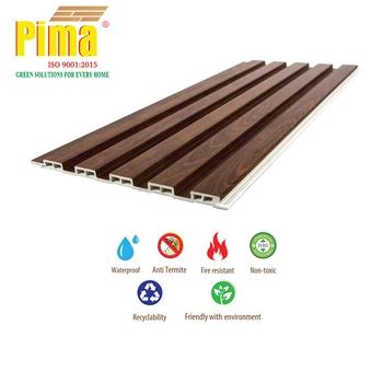 Factory Premium Laminated Waterproof Anti Termite Pvc Waved Wall Panel