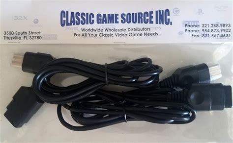 2 Extension Cables For The Original Microsoft Xbox 6 Ft