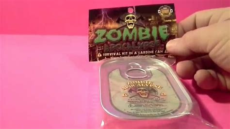 Zombie Apocalypse Survival Kit In A Sardine Can Youtube