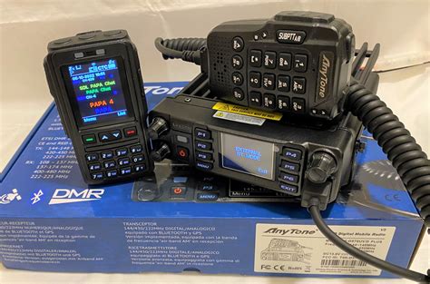 AnyTone AT-D578UV III Plus with Remote Control Bluetooth Microphone ...