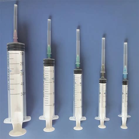 1 3 5 10 20 30 50 60ml Disposable Syringe For Injection Luer Lock Slip