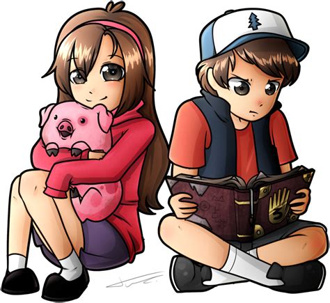 Dipper And Mabel By Tvzrandomness D8edmvj Gravity Falls Dipper Pines