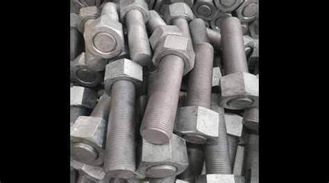 Hot Dip Galvanized Bolts And Nuts UNC IN ASTM A L China Topper