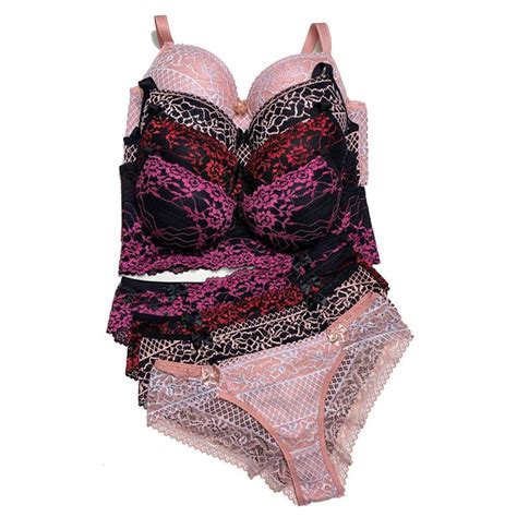 Conjunto De Lingerie Sensual Plus Size Kit C Conjunto Plus Size De Calcinha E Sutia Aro E