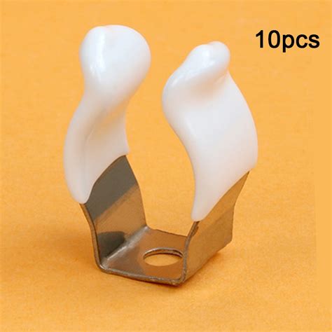 Cpan 10pcs Spring Terry Clips Open Type Spring Steel Tool Clips Heavy