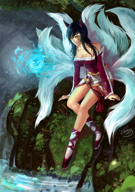 Ahri The Nine Tailed Fox One Of The Champions From League Of Legends