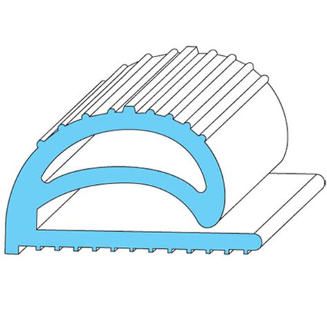 All Points 74 1139 Extruded Vinyl Compression Door Gasket Strip 10 X 1 X 1 2