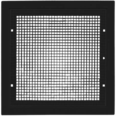 american louver company stratus black eggcrate return grille