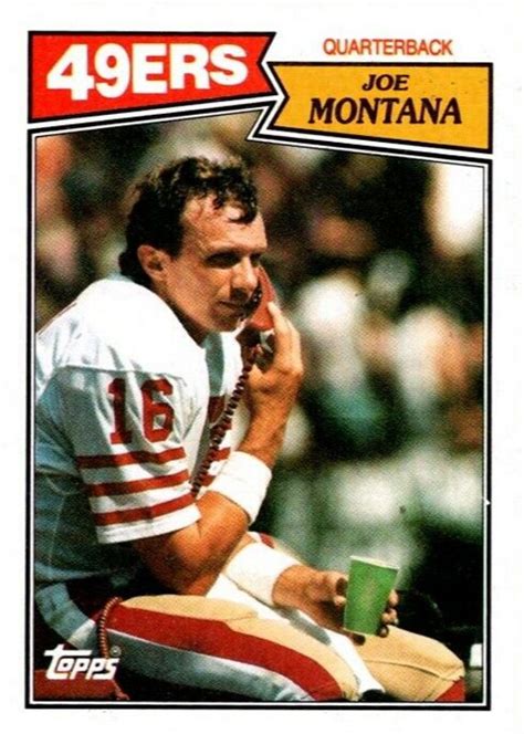 Joe Montana 1987 Topps 112 Base Price Guide Sports Card Investor