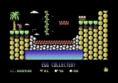 Screenshot Of Cavemania Commodore 64 1990 MobyGames