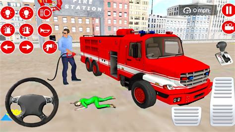 Real Fire Truck Driving Simulator New Fire Fighting Fireman S