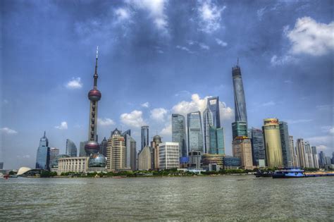 Shanghai The Bund Pudong Skyline Daytime Shot Of View Flickr