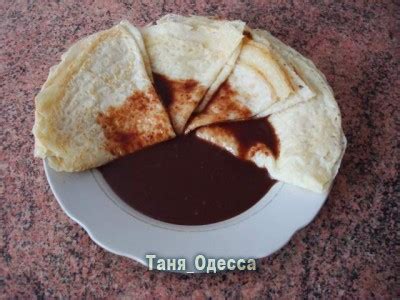 Шоколадный соус для блинов : Соусы