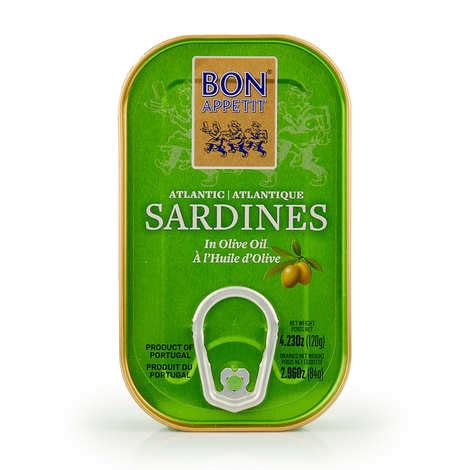 Sardines à l huile d olive du Portugal Bon Appetit