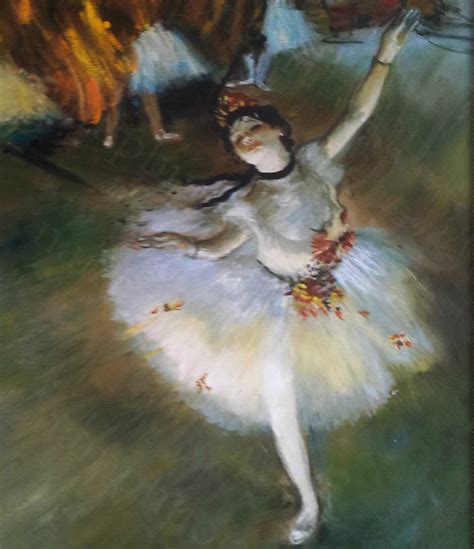 Edgar Degas The Star Dancer On The Stage Riproduzione Etsy Italia