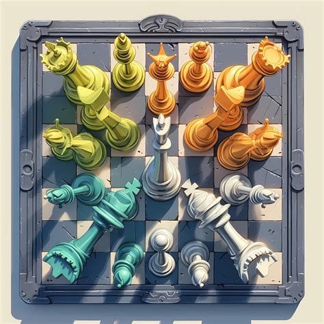 Chess Game Showdown | Premium AI-generated image
