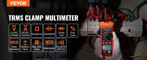 Vevor Stromzange A True Rms Ac Dc Zangenmultimeter Counts