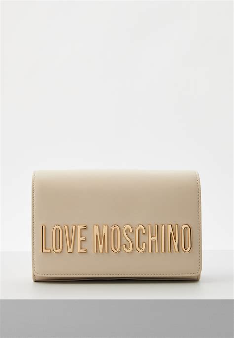 Сумка Love Moschino, цвет: бежевый, RTLADE827301 — купить в интернет ...