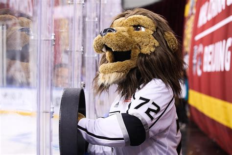 L.A. Kings mascot sued for allegedly grabbing male coworker’s butt while in costume: