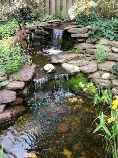 27 Fresh Beautiful Backyard Ponds And Waterfall Garden Ideas Garden