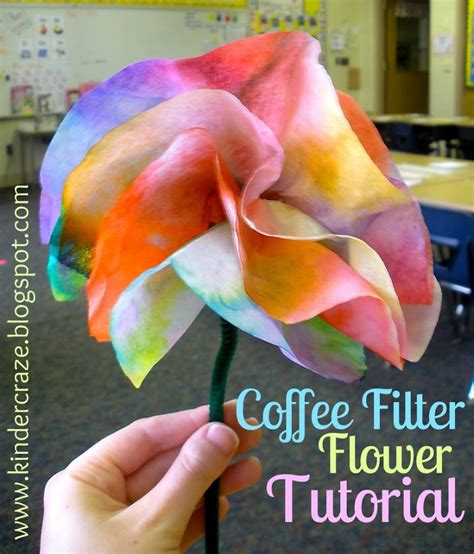 How To Make Coffee Filter Flowers With Food Coloring Coffee Signatures