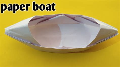 How To Make A Paper Boatorigami Boatkagaj Ki Nav Kaise Banaen Youtube