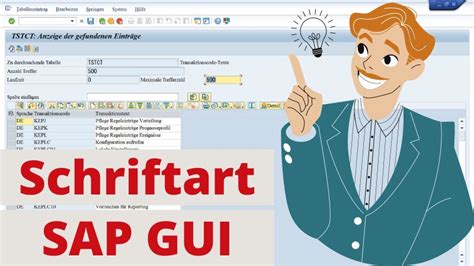 Sap Tipp Schriftart In Der Sap Gui Ndern Tipps Tricks