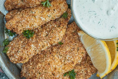 Breaded Fish Fillet With Tartar Sauce