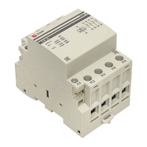 Контактор модульный КМ 25А 4NC (3 мод.) EKF PROxima купить в Воронеже ...
